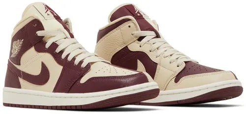 Air Jordan 1 Mid SE - 'Split Beach Cherrywood Red'