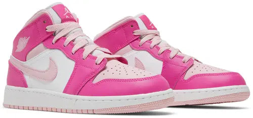 Air Jordan 1 Mid 'Fierce Pink' (GS)