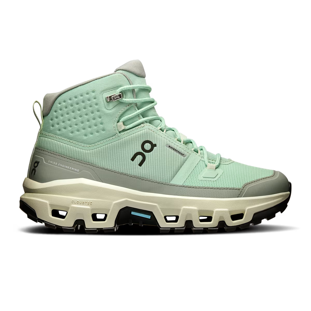On Running Cloudrock Mid Waterproof Mineral | Aloe