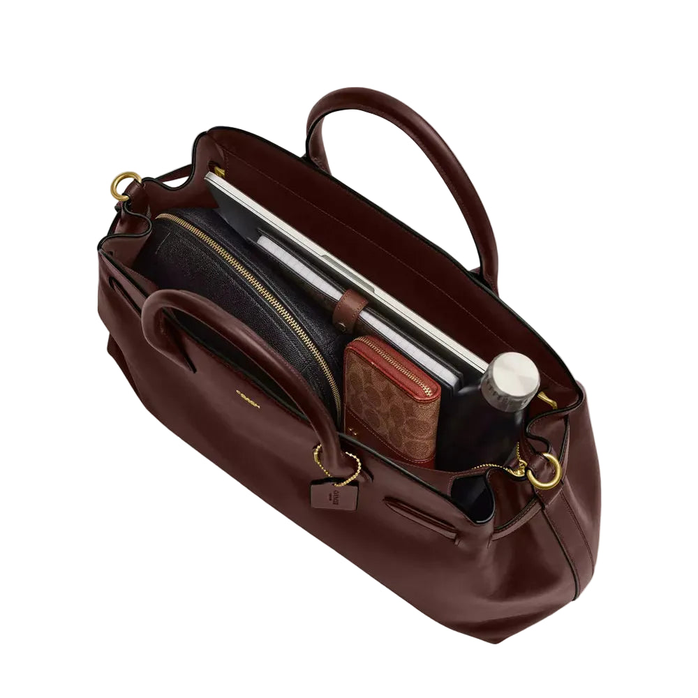 Coach Soft Empire Carryall Bag 48 'Smooth Leather Brass Maple'