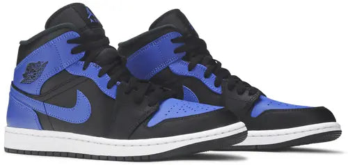 Air Jordan 1 Mid - 'Black / Hyper Royal'
