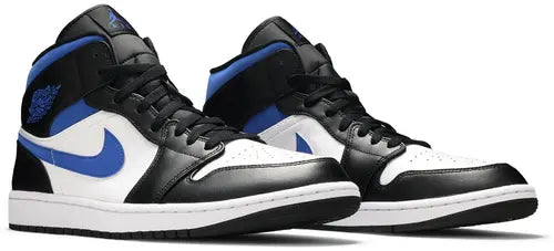 Air Jordan 1 Mid - 'White / Racer Blue / Black'