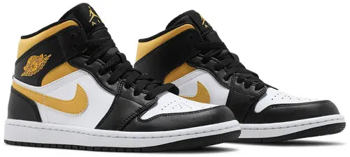 Air Jordan 1 Mid 'White Pollen Black'