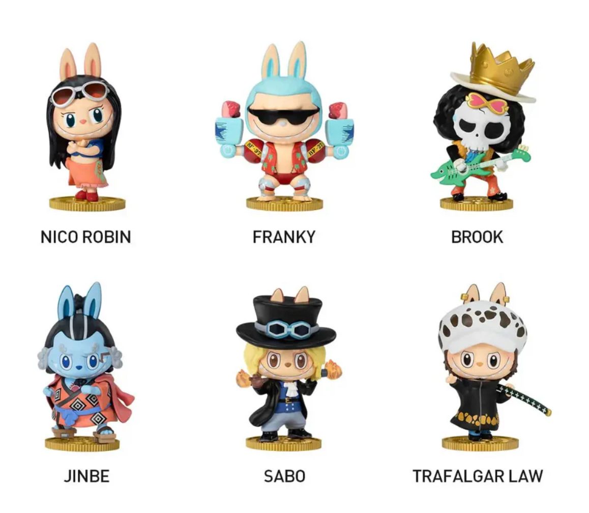 Pop Mart Labubu The Monsters x One Piece Series Single Blind Box (Pack of 1)