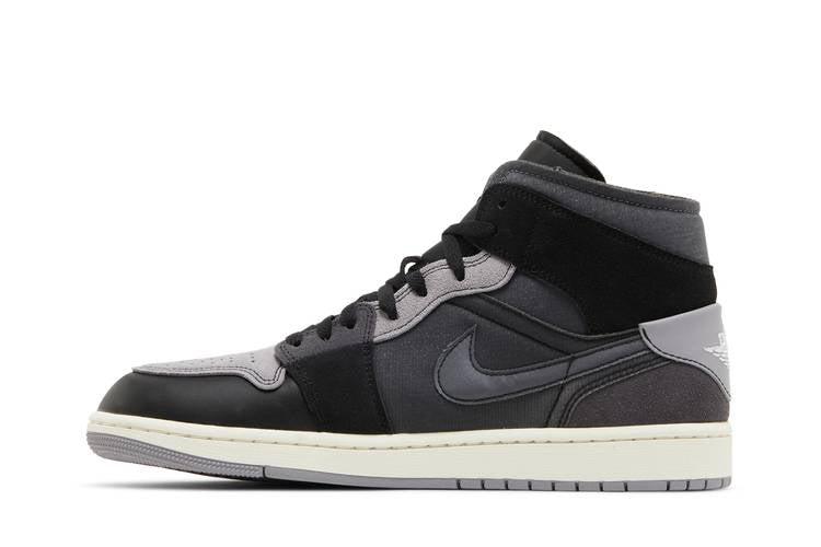 Air Jordan 1 Mid Craft Inside Out 'Black'