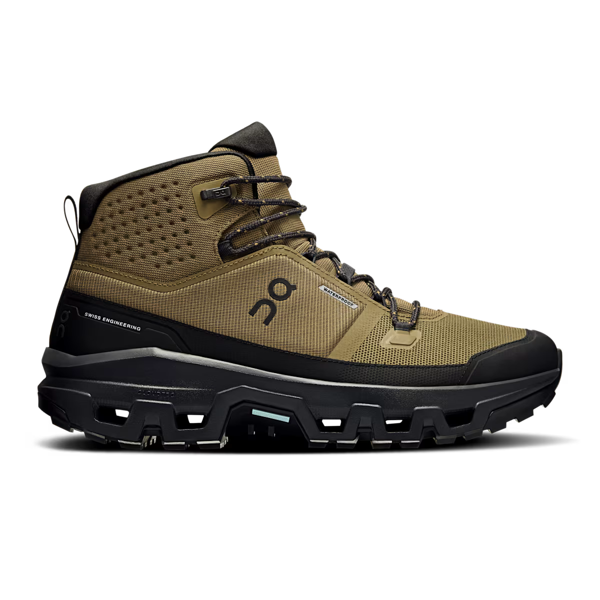 On Running Cloudrock Mid Waterproof Hunter | Black
