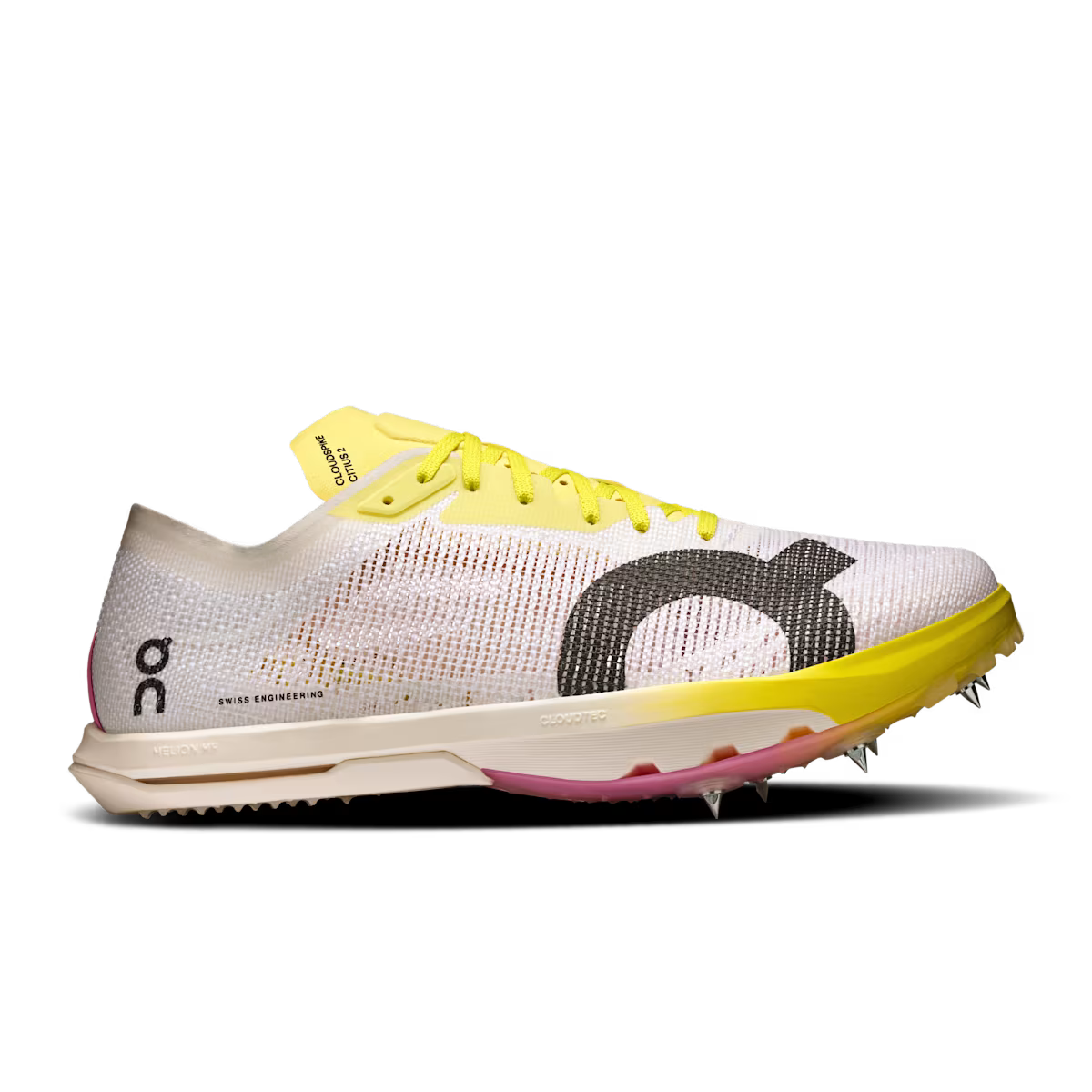 On Running Cloudspike Citius 2 'White Raspberry'