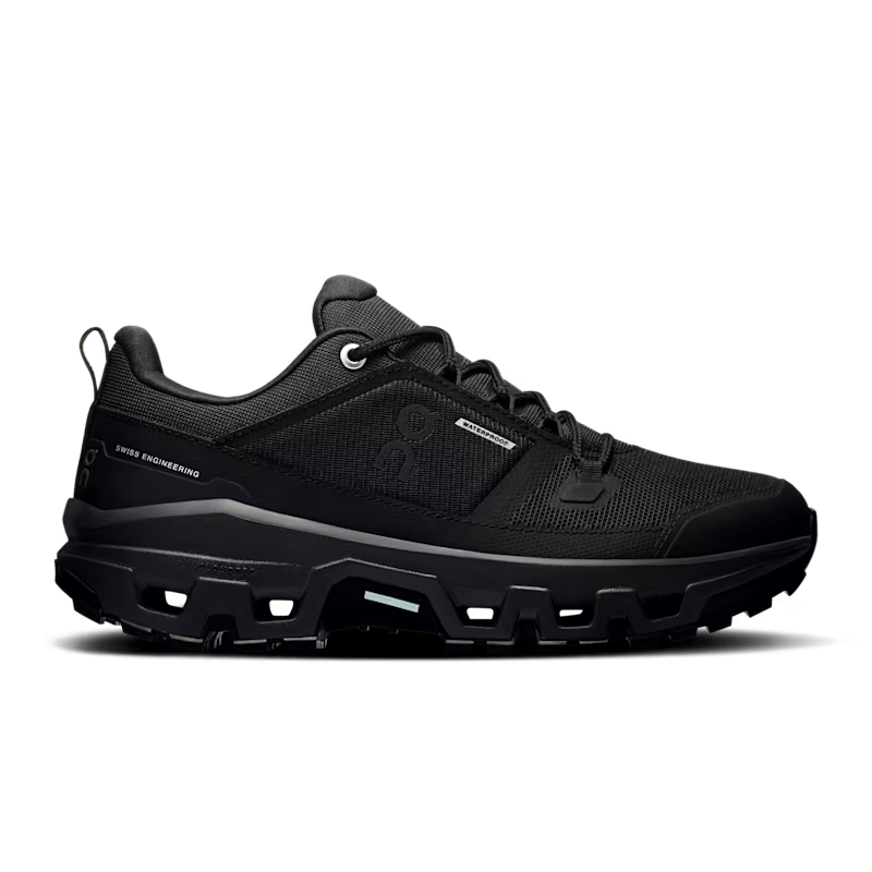 On Running Cloudrock Low Waterproof 'Black'