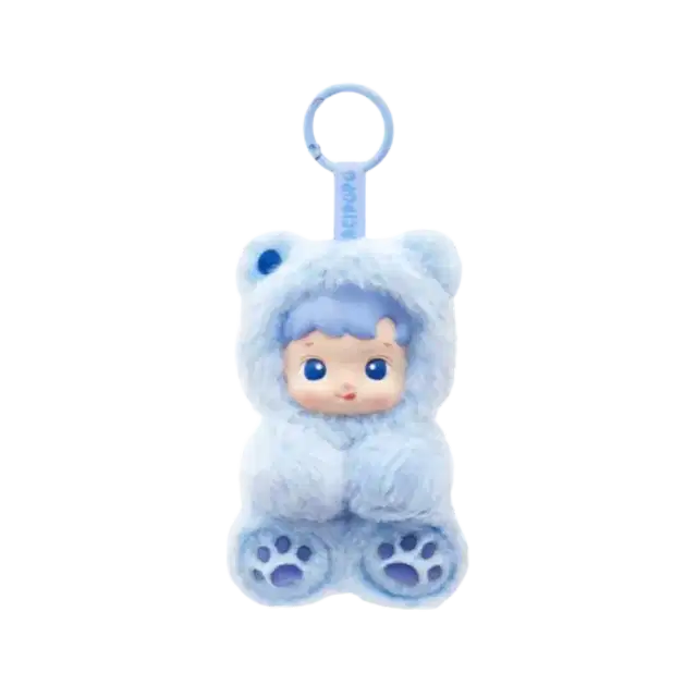 Pop Mart HACIPUPU Gummy Bear Series Vinyl Blueberry Flavor Plush Pendant