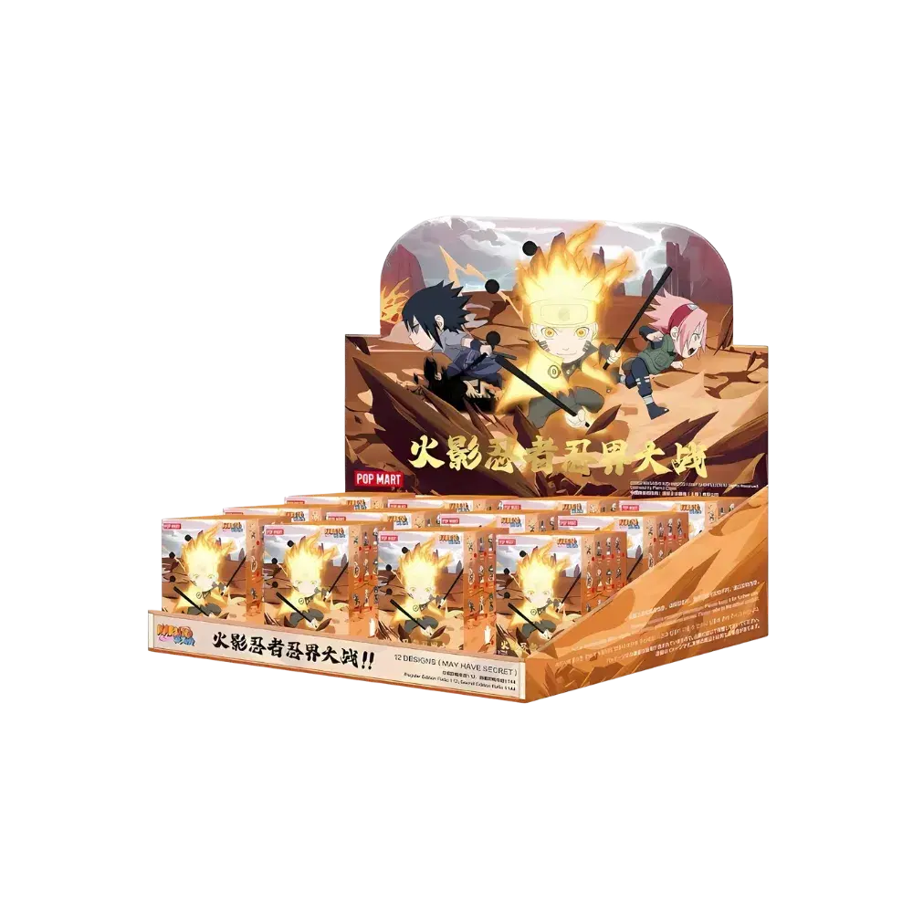Pop Mart Naruto Ninkai Taisen Series Figure Sealed Case (12 Blind Box)