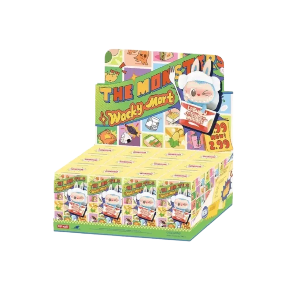 Pop Mart Labubu The Monsters Wacky Mart Series Figure Sealed Case (12 Blind Box)
