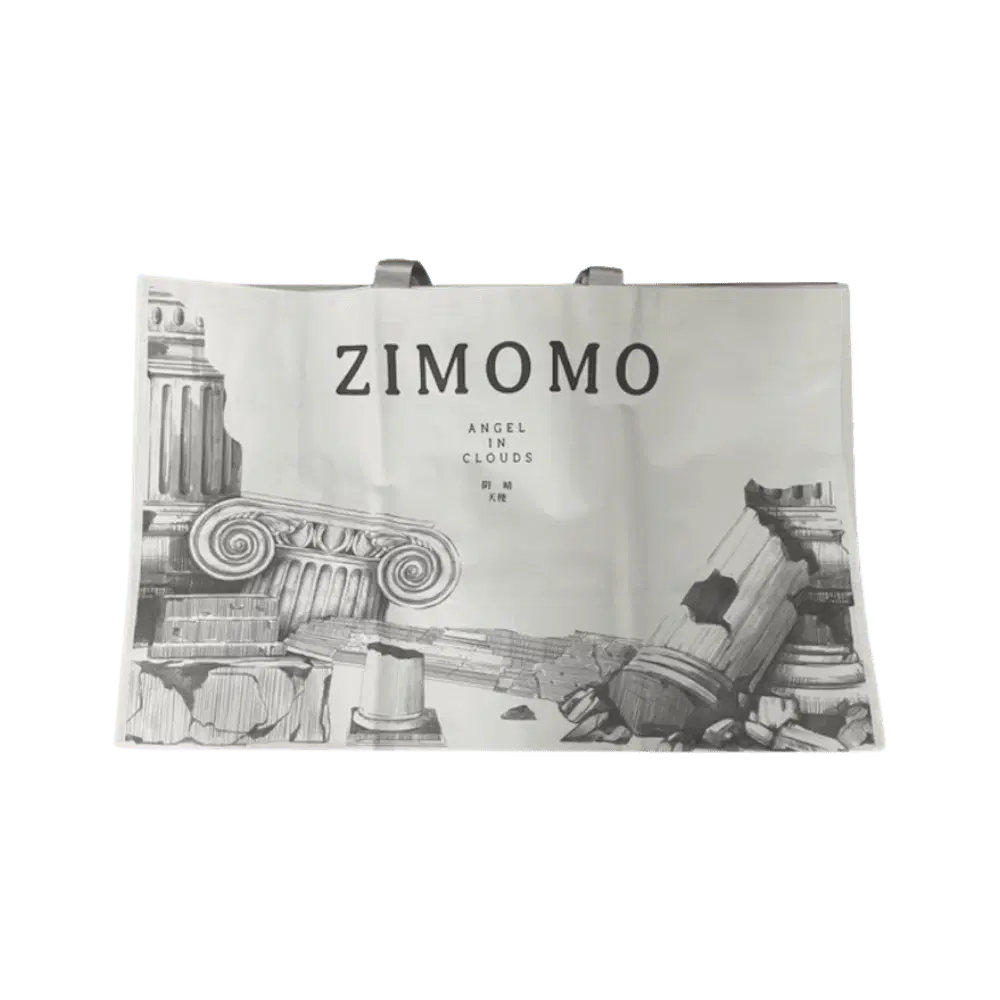 Pop Mart The Monsters Labubu Zimomo Angel in Clouds Figure + Tote Bag