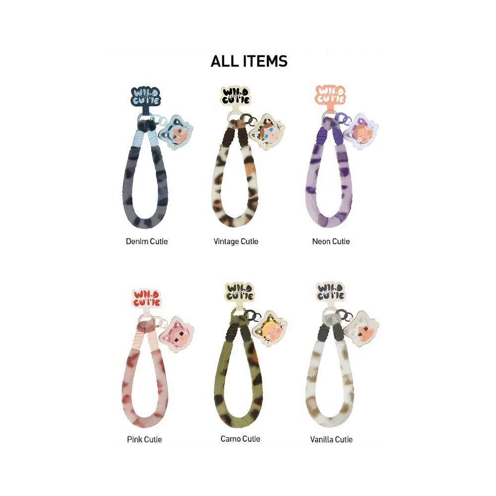 Pop Mart Crybaby Wild but Cutie Series Phone Charm Sealed Case (6 Blind Box)