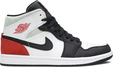 Air Jordan 1 Mid 'Red Black Toe'