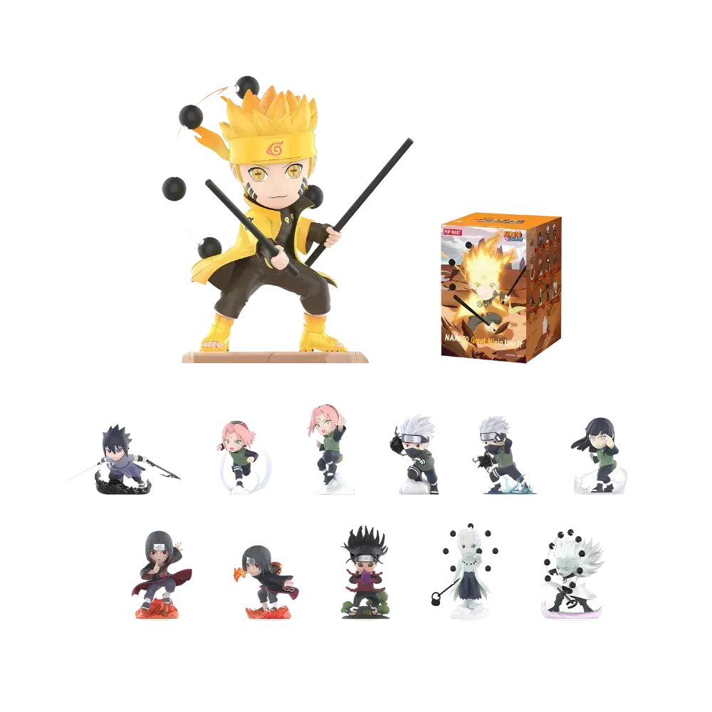 Pop Mart Naruto Ninkai Taisen Series Figure Sealed Case (12 Blind Box)
