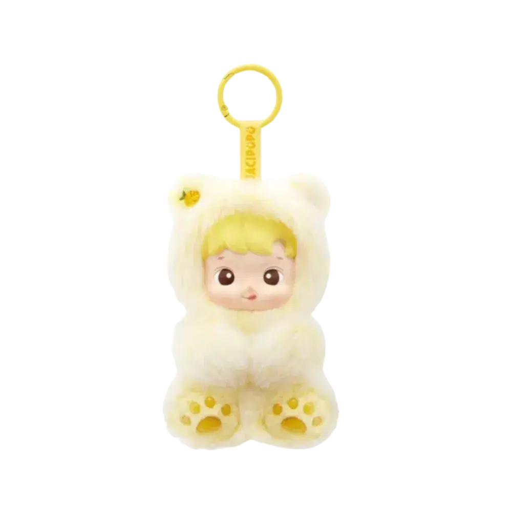 Pop Mart HACIPUPU Gummy Bear Series Vinyl Pineapple Flavor Plush Pendant