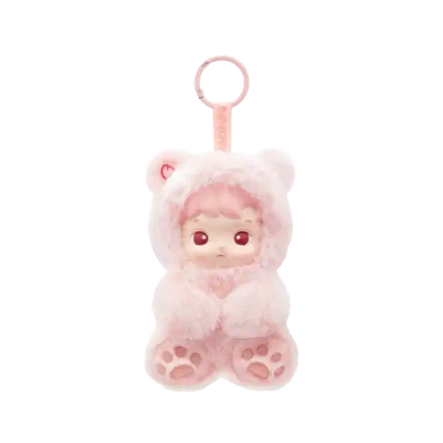 Pop Mart HACIPUPU Gummy Bear Series Vinyl Peach Flavor Plush Pendant
