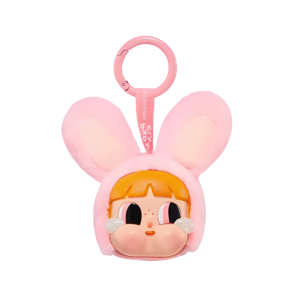 Pop Mart CRYBABY x Powerpuff Girls Series Bunny Blossom Vinyl Face Plush