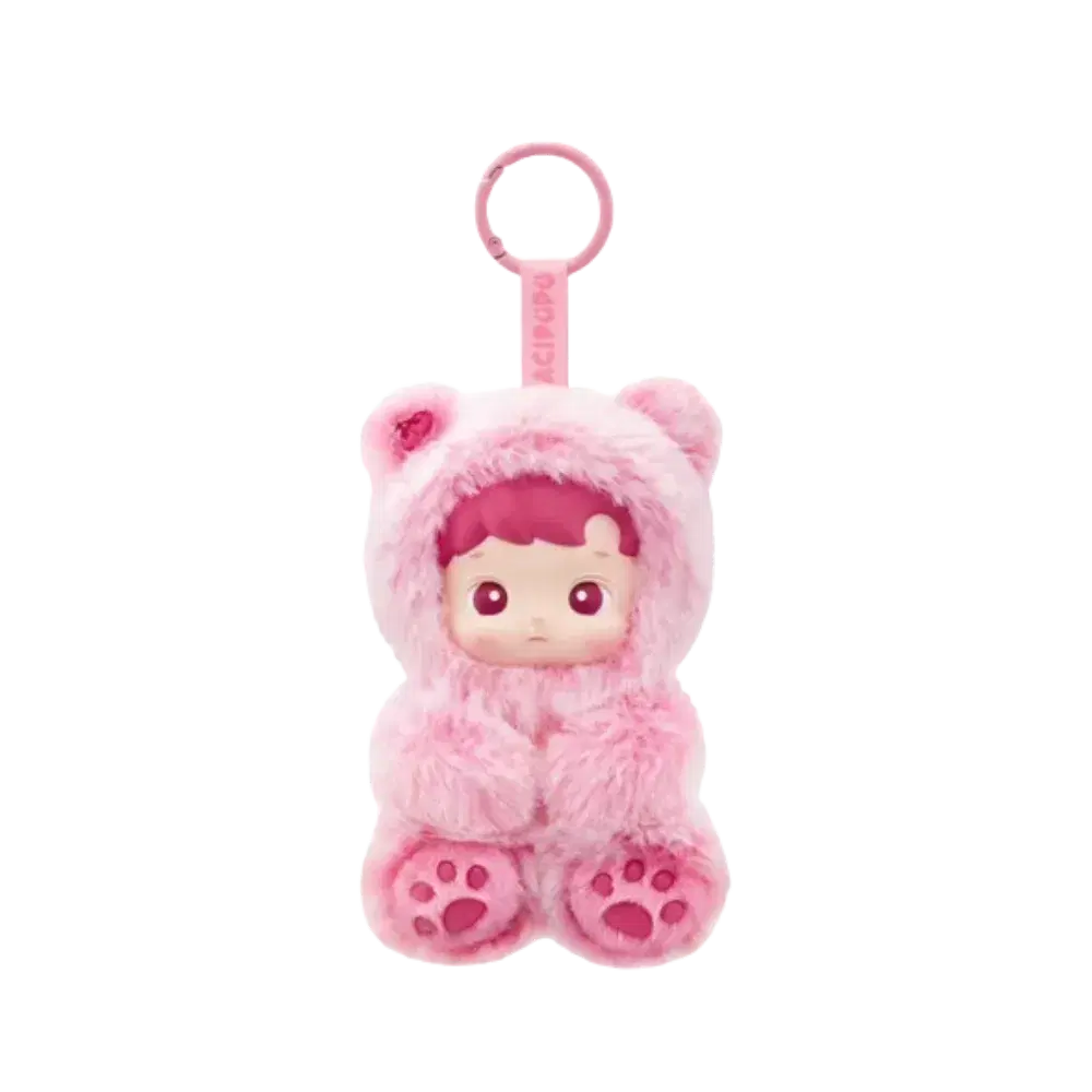 Pop Mart HACIPUPU Gummy Bear Series Vinyl Cherry Flavor Plush Pendant