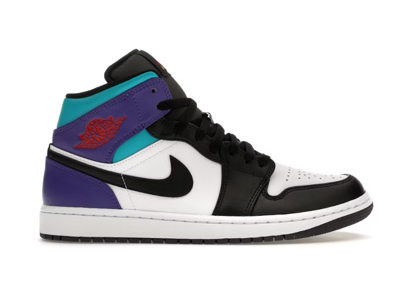 Air Jordan 1 Mid ' Court Purple Tropical Twist'