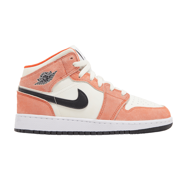 Air Jordan 1 Mid SE 'Orange Suede' (GS)