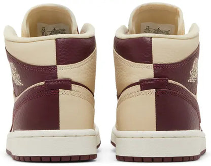 Air Jordan 1 Mid SE - 'Split Beach Cherrywood Red'