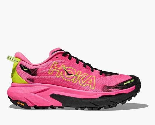 Hoka Mafate 5 'Neon Rose/ Black'