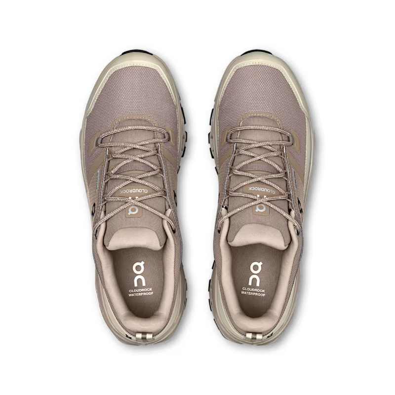 On Running Cloudrock Low Waterproof 'Cinder Fog'