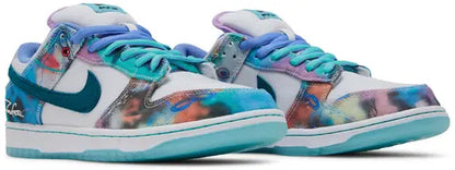 SB Dunk Low Futura Laboratories Bleached Aqua