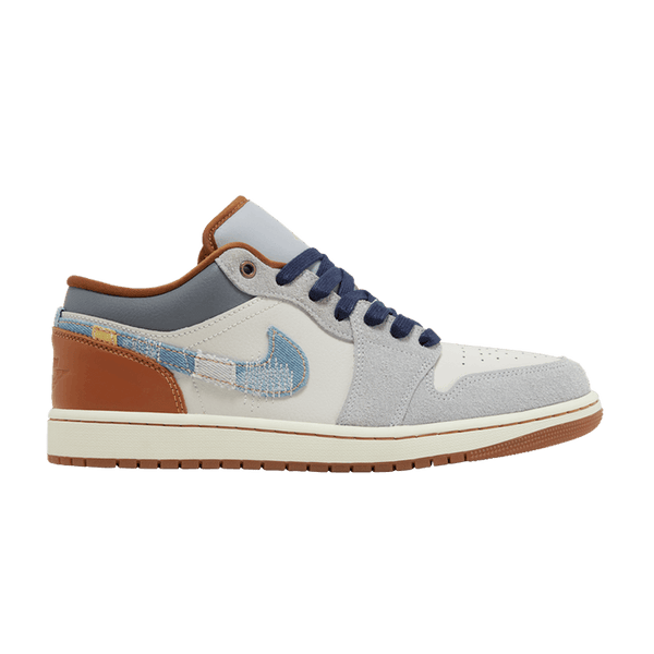 Air Jordan 1 Low 'Repaired Denim Swoosh'