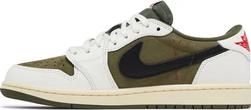 Air Jordan 1 Low x Travis Scott  'Medium Olive'