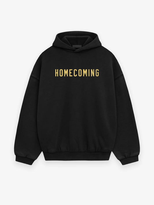 Essentials SS24 Fleece Hoodie 'Black'
