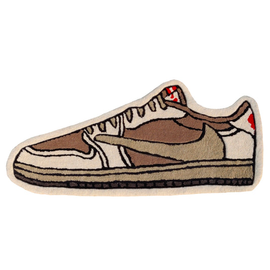 Jordan 1 Low Reverse Mocha Custom Rug