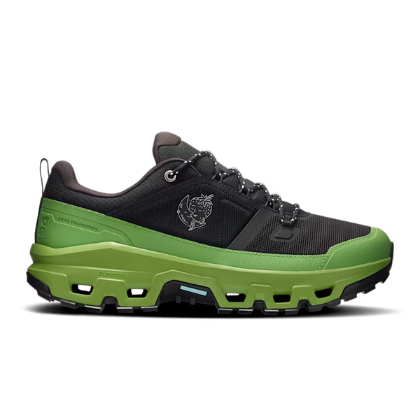 On Running Cloudrock Low Waterproof SHF 'Black Celery'