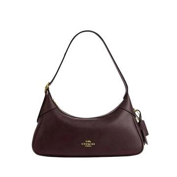 Coach Ella Small Shoulder Bag 'Smooth Leather Gold Espresso'