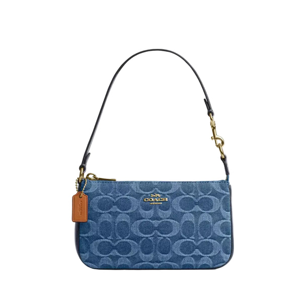 Coach Nolita 19 In Signature 'Denim Gold Indigo'