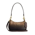 Coach Teri Mini Crossbody Bag In Ombre Signature Canvas 'Signature Canvas Gold Brown'