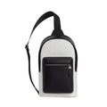 Coach West Pack In Signature Canvas 'Signature Canvas Gunmetal Chalk Black'