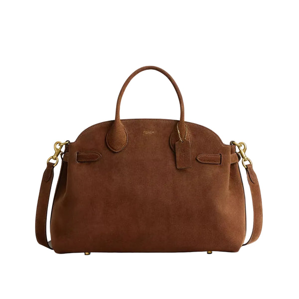 Coach Soft Empire Carryall Bag 40 'Smooth Leather Brass Warm Brown'