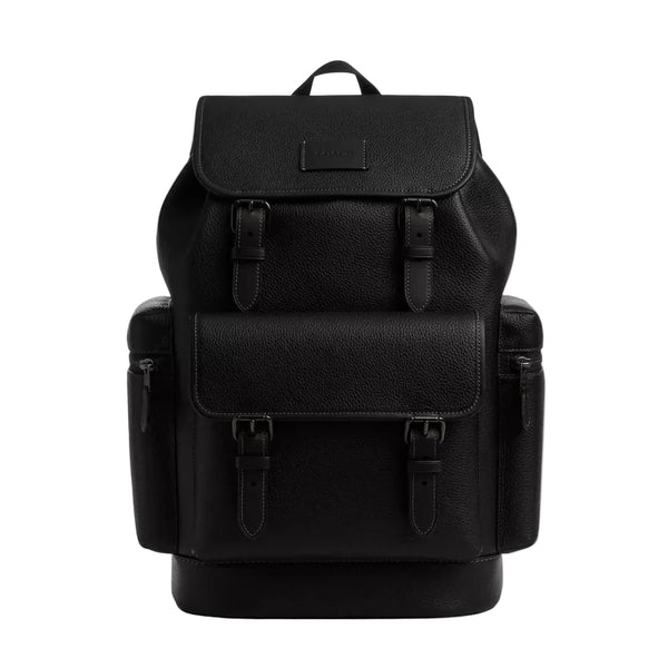 Coach Sprint Backpack 'Pebbled Leather Black Copper Finish Black Black'