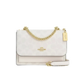 Coach Mini Klare Crossbody Bag In Signature Canvas 'Signature Canvas Gold White Chalk'