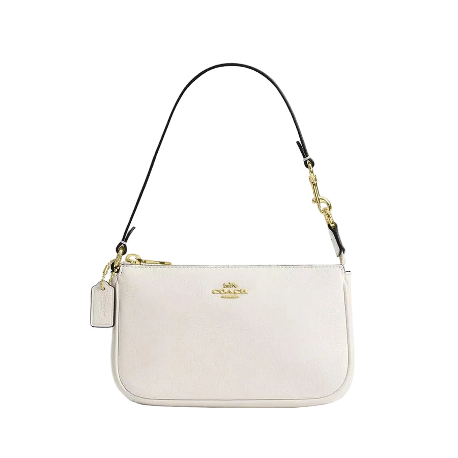 Coach Nolita 19 'Pebbled Leather Gold Chalk'