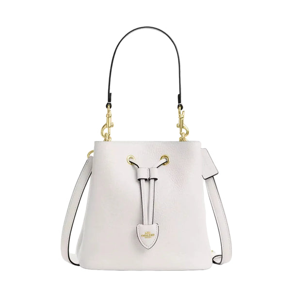 Coach Rowan Bucket Bag 'Pebbled Leather Gold Chalk'
