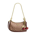 Coach Teri Mini Crossbody Bag In Signature Canvas 'Signature Canvas Gold Tan Brown'