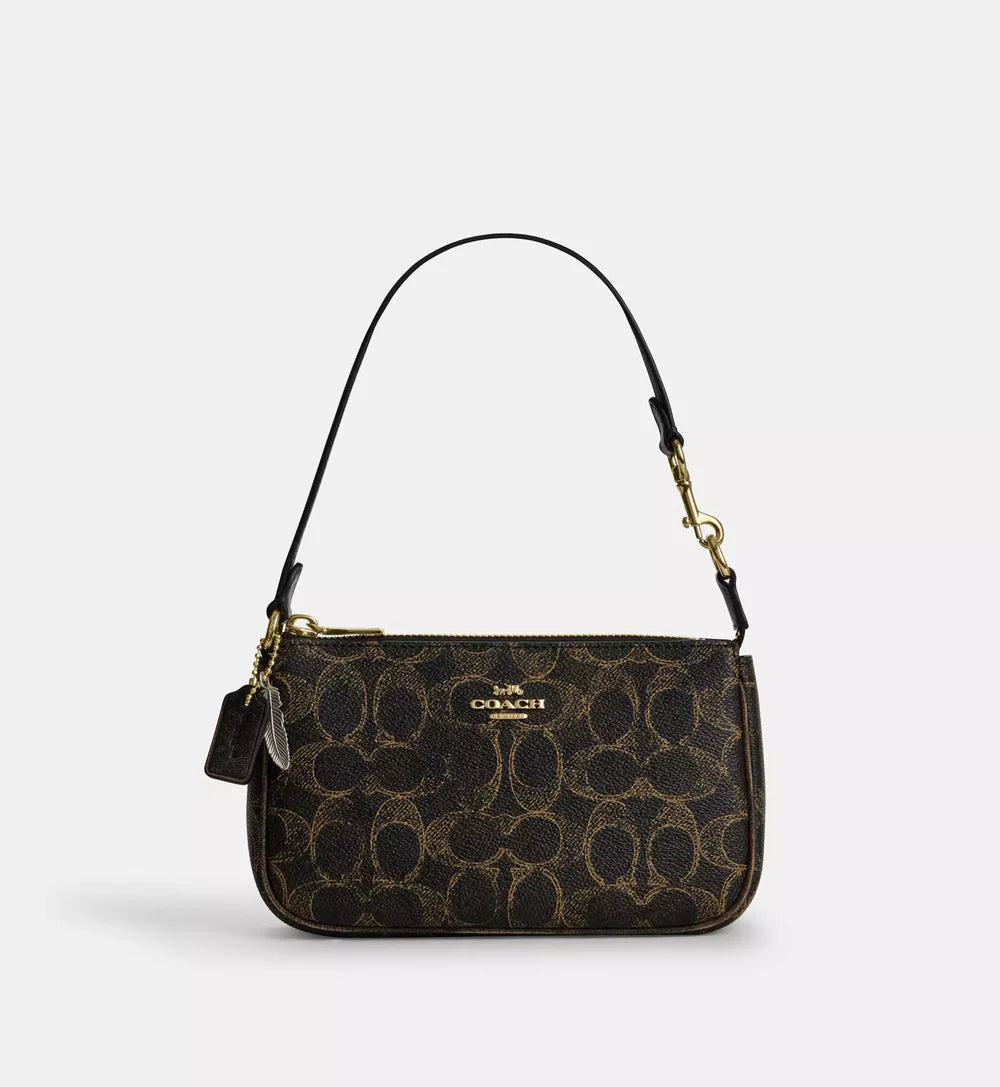 Coach Nolita 19 In Loved Signature Canvas With Charms 'Signature Canvas Gold Brown'