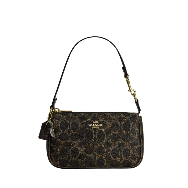 Coach Nolita 19 In Loved Signature Canvas With Charms 'Signature Canvas Gold Brown'