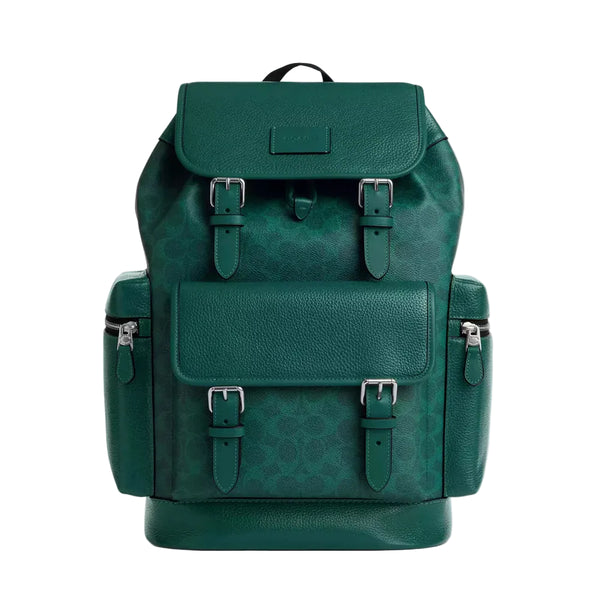 Coach Sprint Backpack In Colorblock Signature Canvas 'Signature Canvas Silver Sea Green'