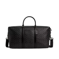Coach Trekker Bag 52 In Signature Canvas 'Gunmetal Charcoal Black'