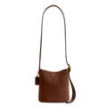 Coach Bleecker Bucket Bag 21 'Suede Brass Warm Brown'