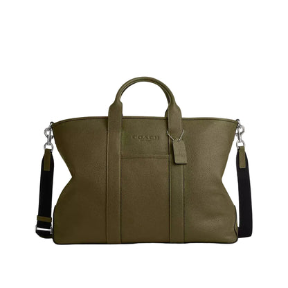 Coach Grayson Tote Bag With Charms 'Silver Olive'